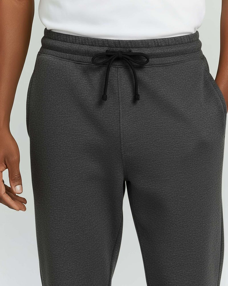 REALESSENTIALS Real Essentials 3 Pack: Men's Cotton Fleece Jogger Sweatpants - Athletic Pants Bottoms with Pockets, Set 4, M, - Image 3
